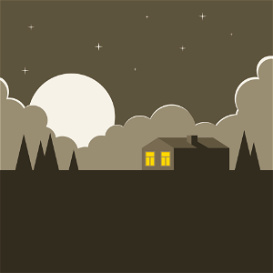 Night landscape
