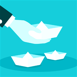 Paper boats