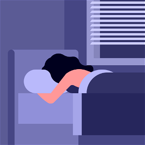 Sleeping woman