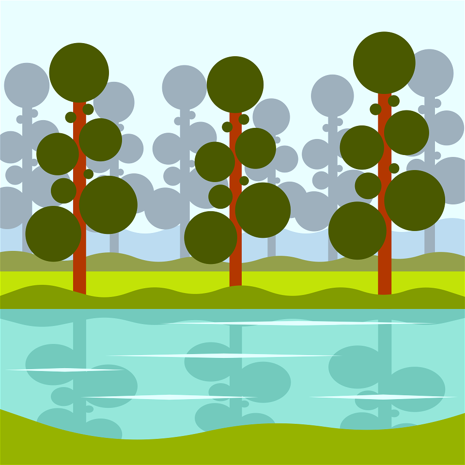 Swamp landscape