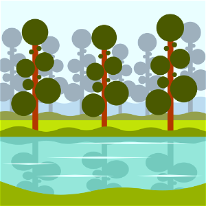 Swamp landscape