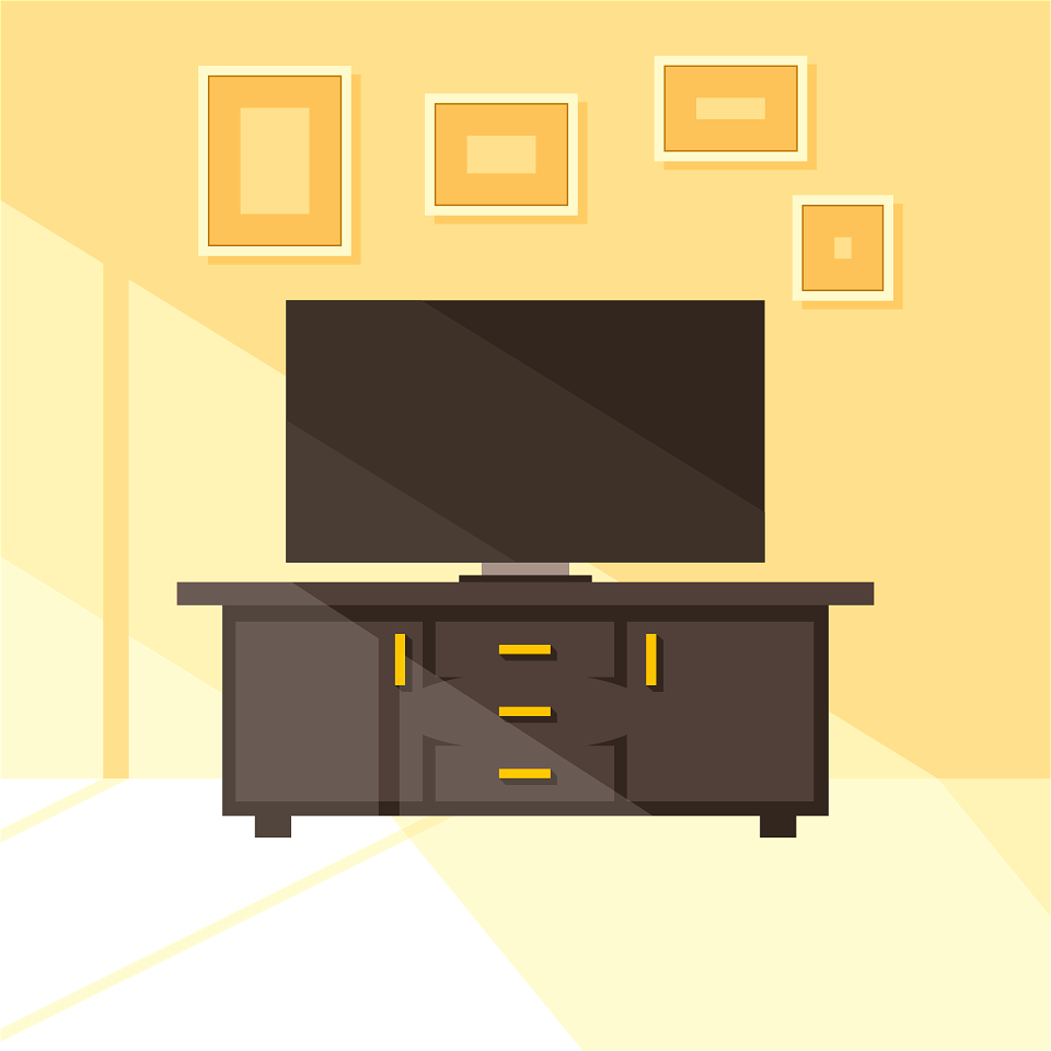 Tv set cabinet