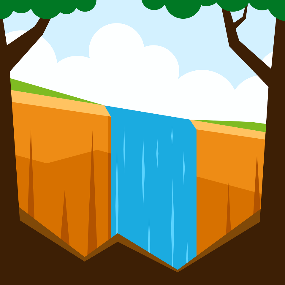 Waterfall nature