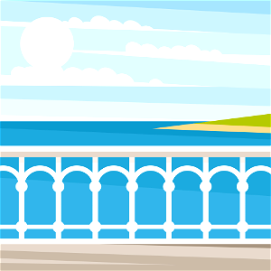 Wharf near sea