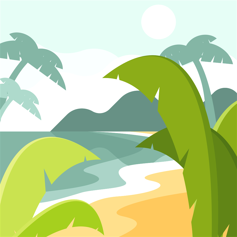 Wild beach