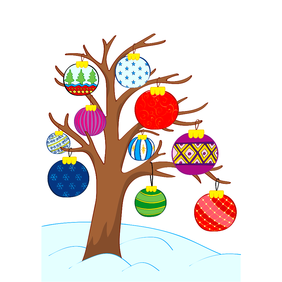 Christmas Ornament on Tree
