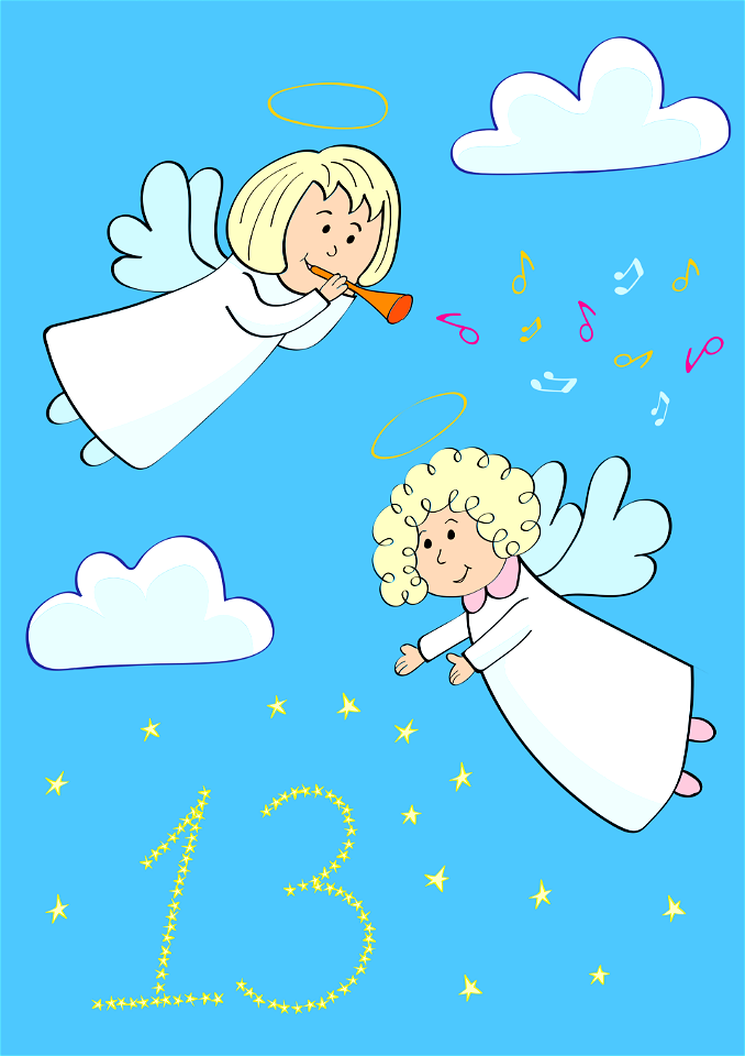 December 13 with Christmas Angels in the Sky
