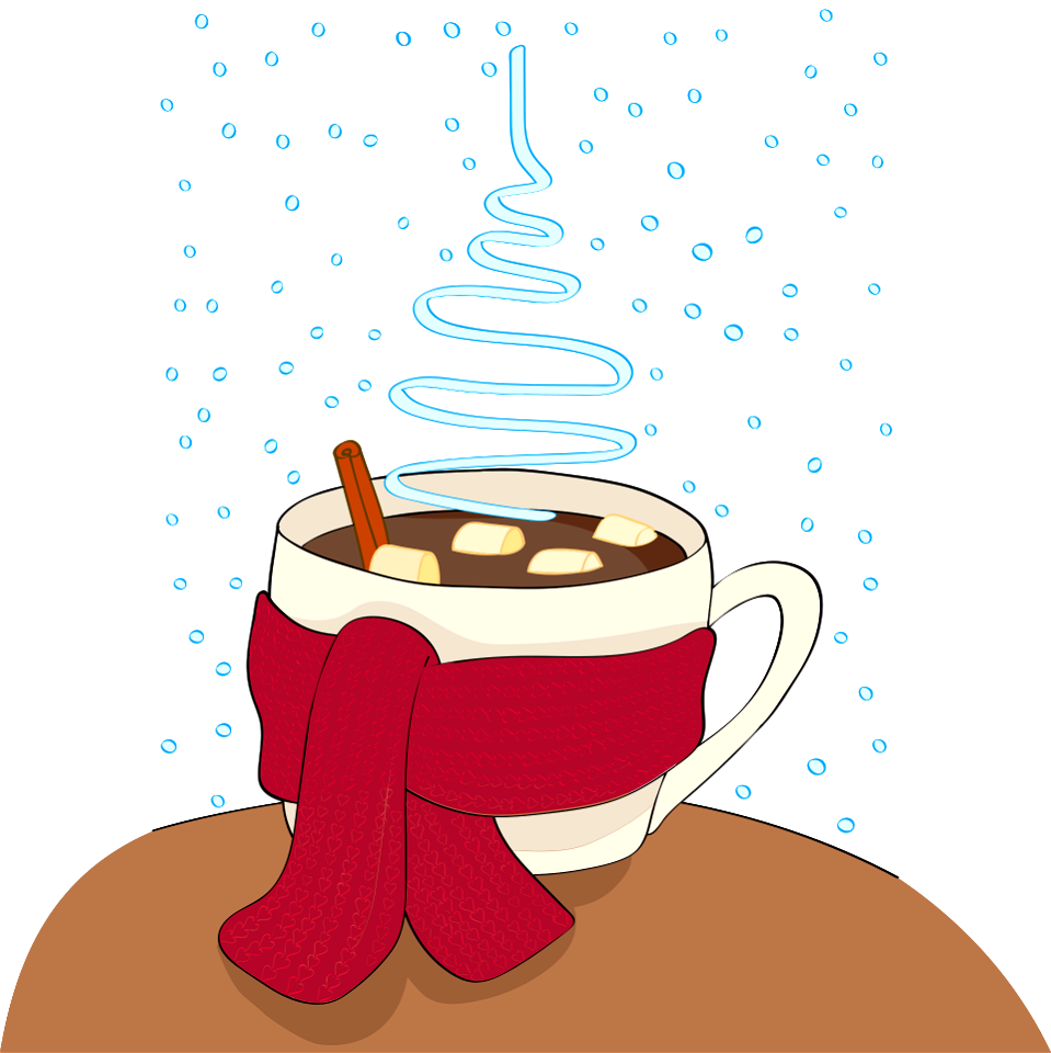 Hot Cup of Tea in Winter