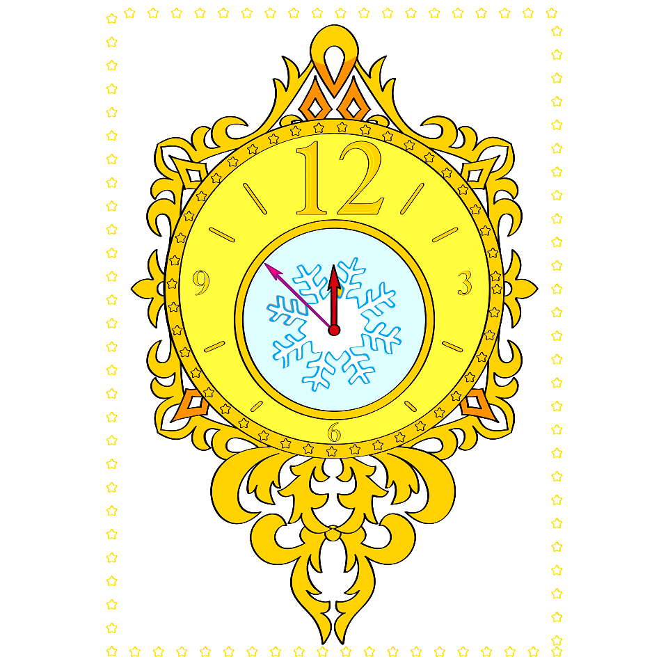New Years Eve Clock