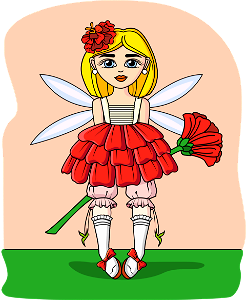 Flower Fairy Zinnia