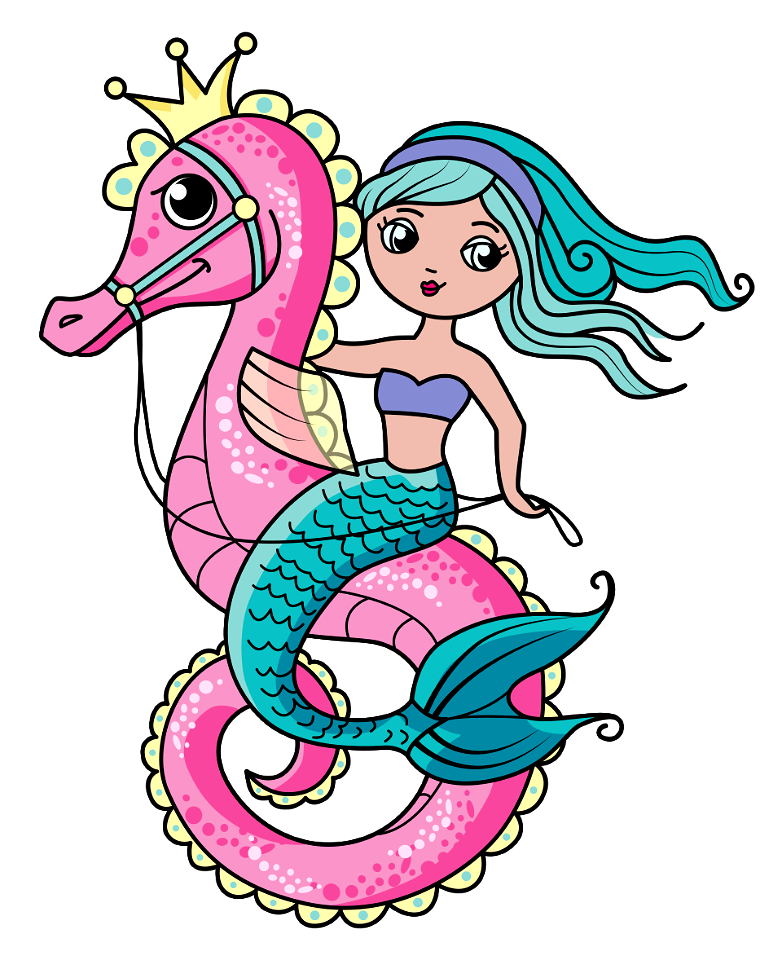 Mermaid with Seahorse