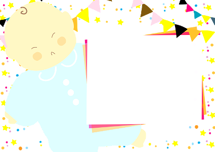 Baby message card