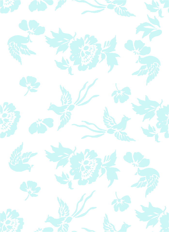 Birds floral background