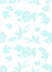Birds floral background