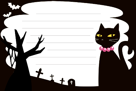 Black cat halloween