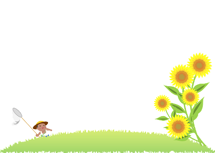 Boy and sunflower