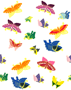 Butterfly pattern backgorund