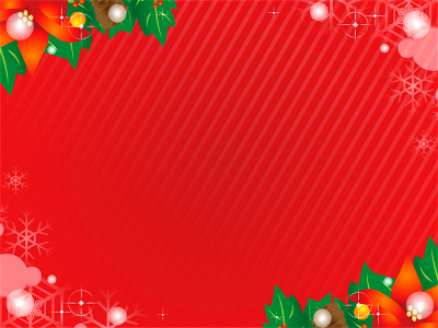 Christmas poinsettia frame