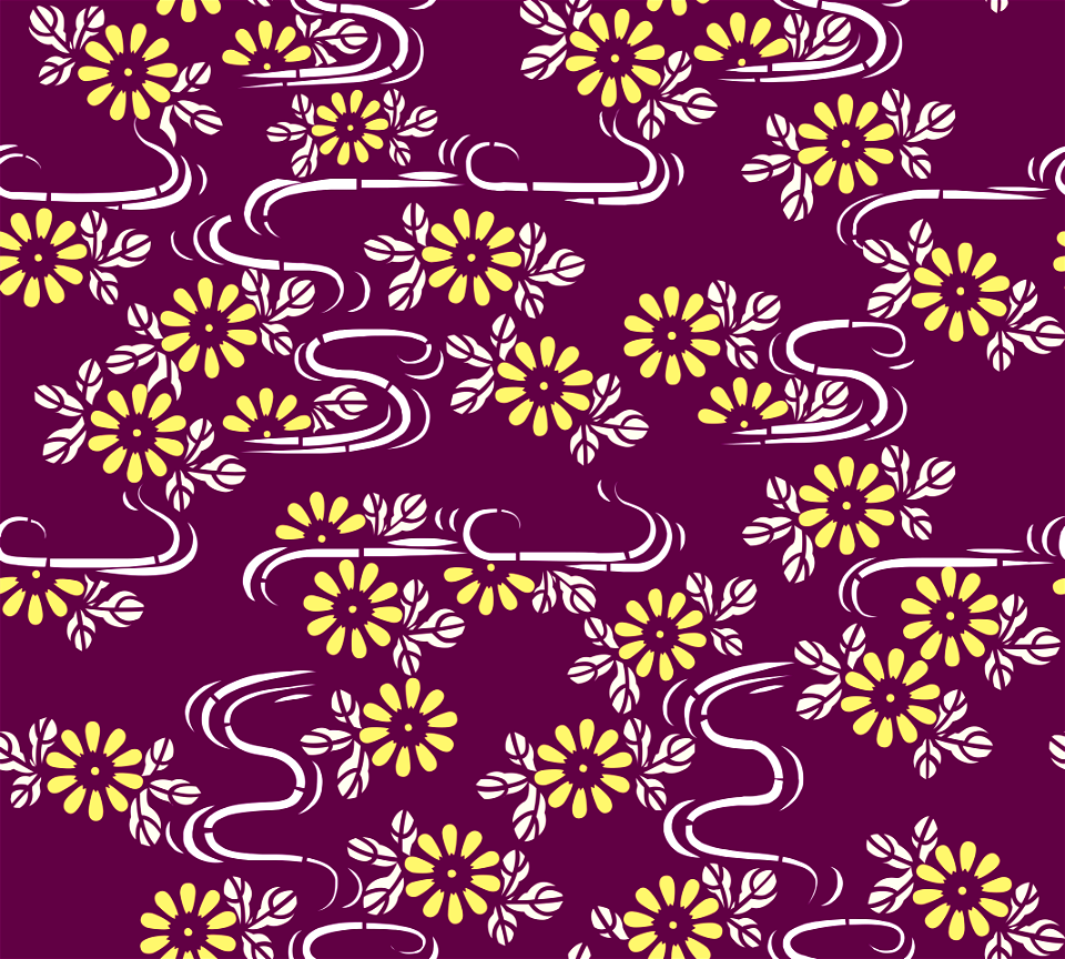 Chrysanthemum pattern background