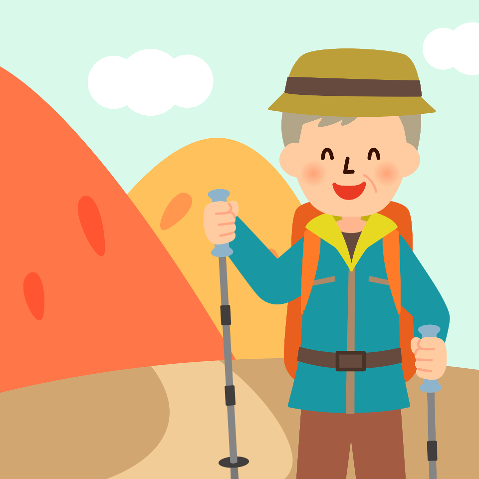 Climber old man