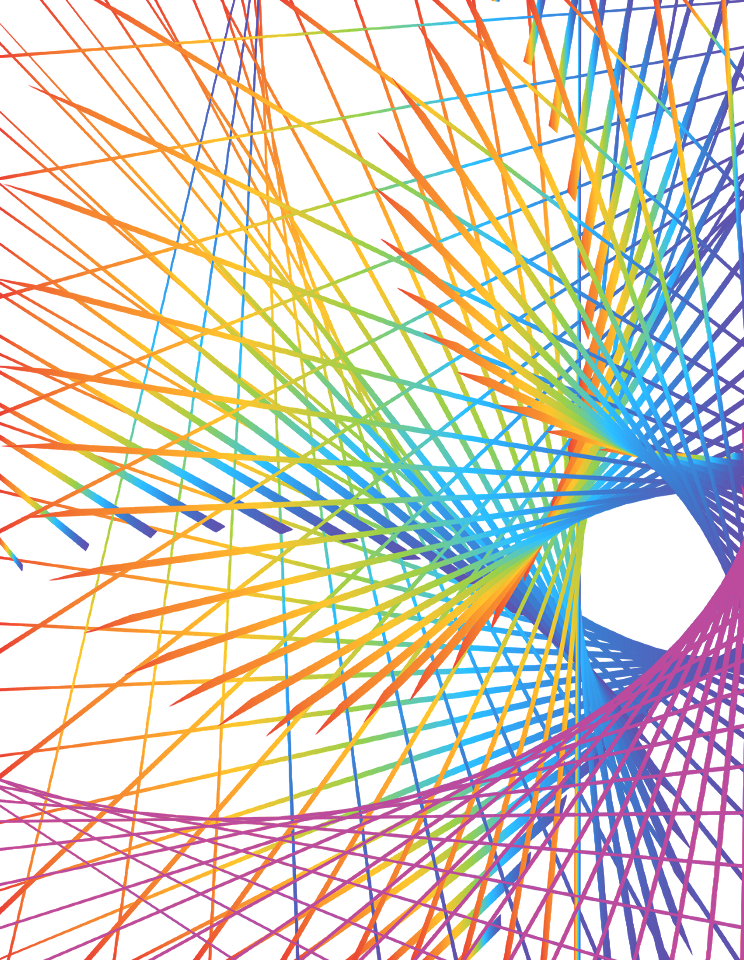 Colored lines background