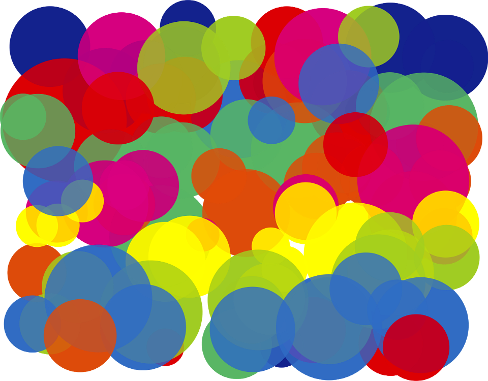 Colorful circles background
