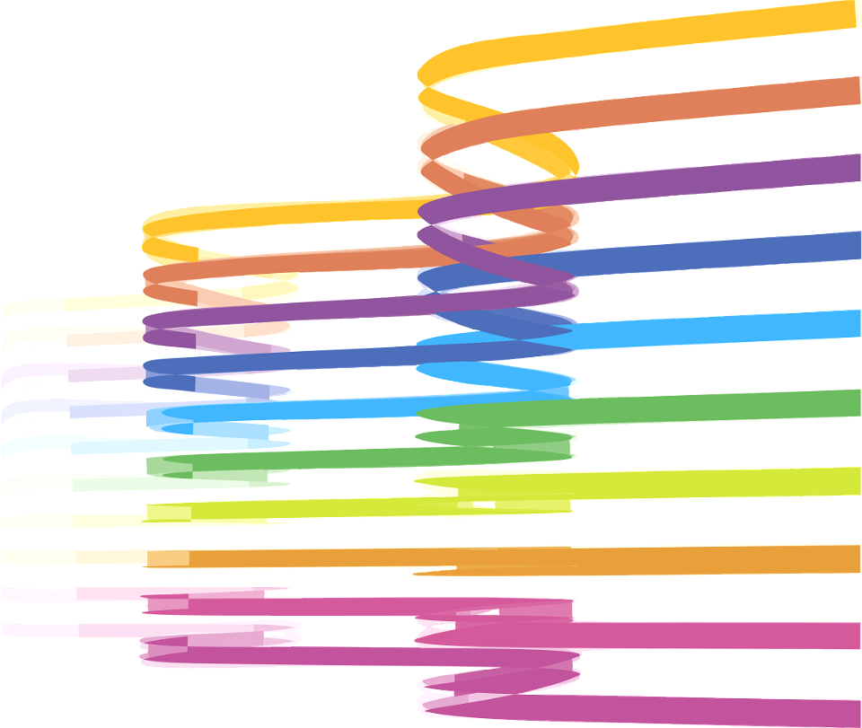 Colorful lines background
