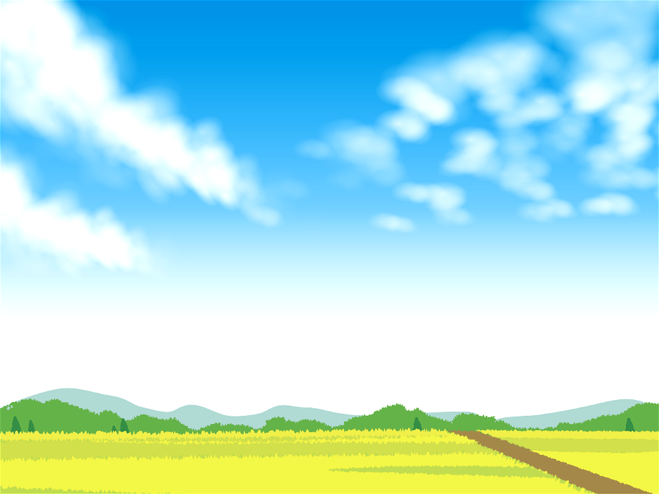Countryside field sky