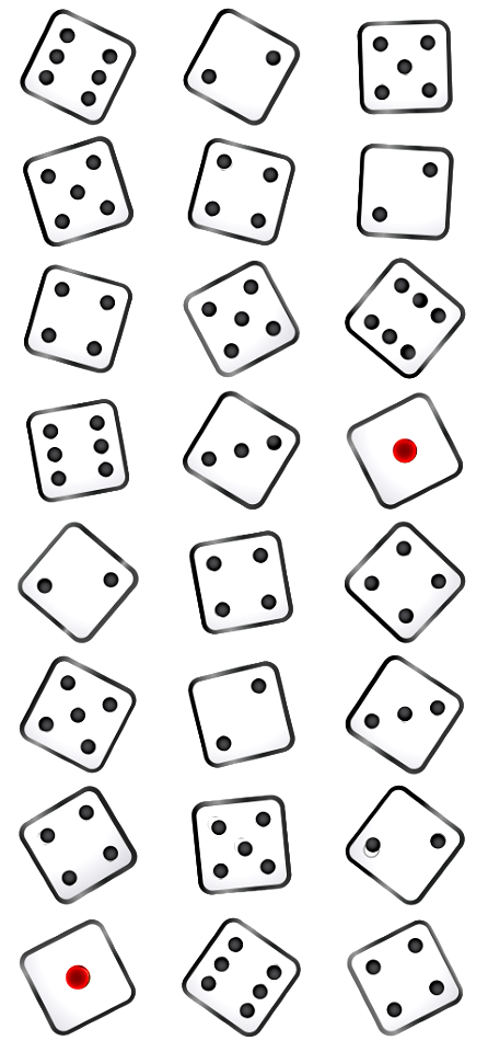 Dice background
