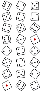 Dice background