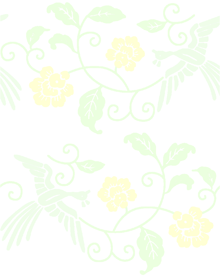 Fenghuang bird plant background