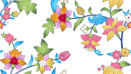 Floral patterns chintz