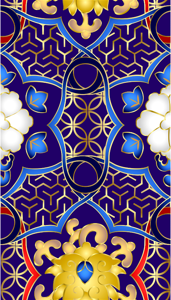 Floral patterns chintz