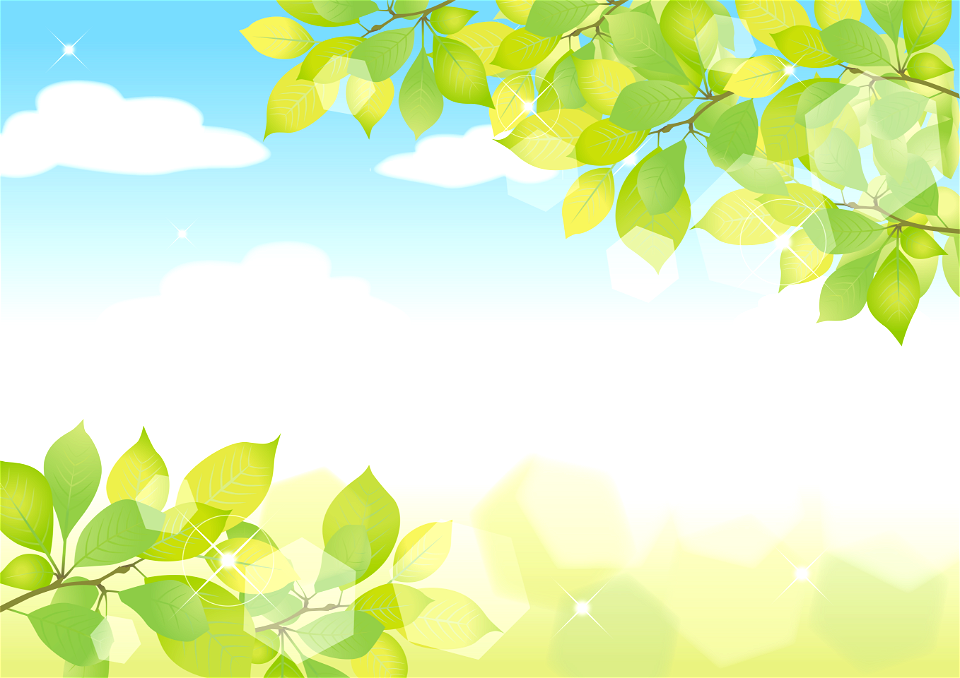 Green leaves background