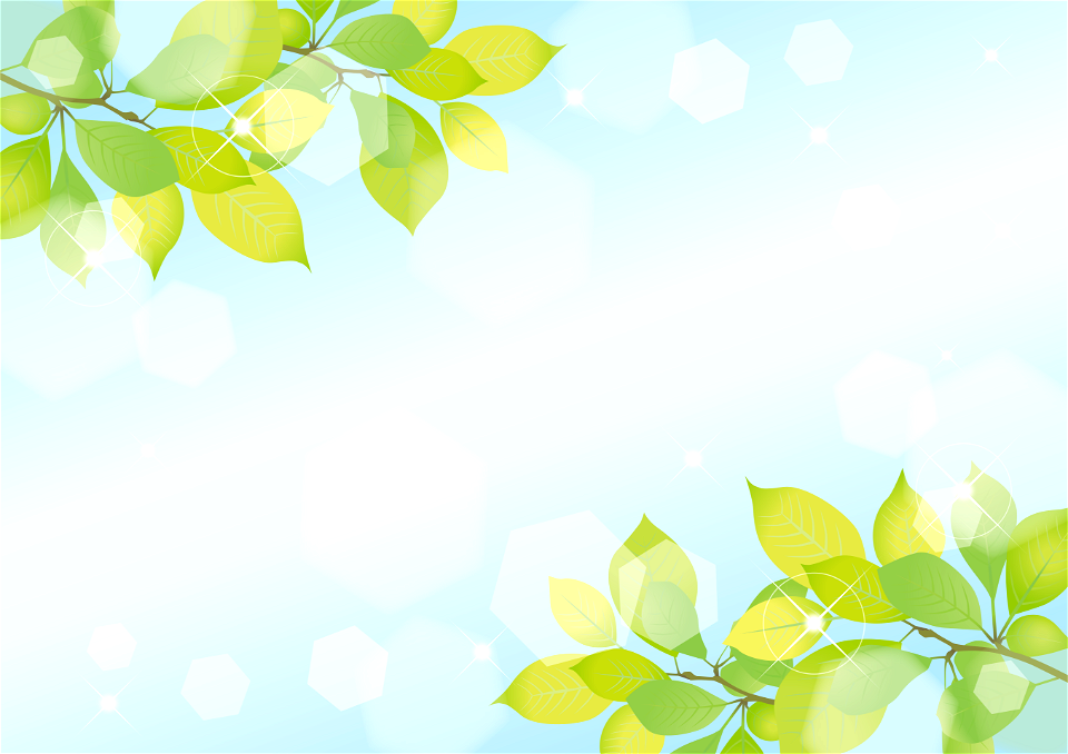 Green leaves background