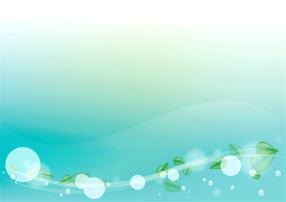 Green leaves wind background