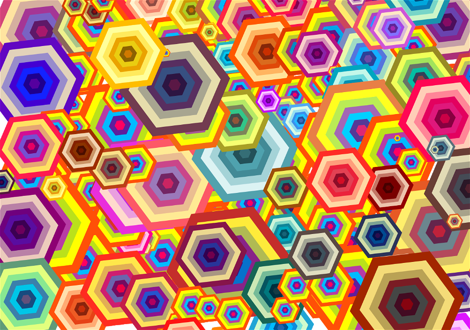 Hexagon background