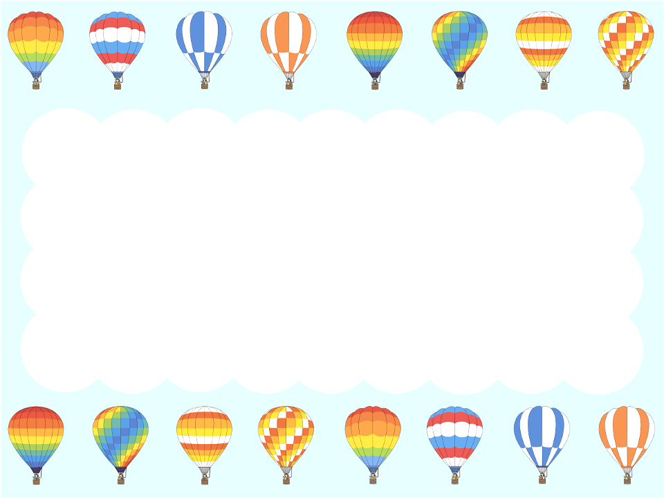Hot air balloon background