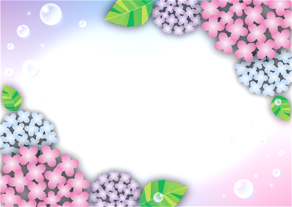 Hydrangea flower background