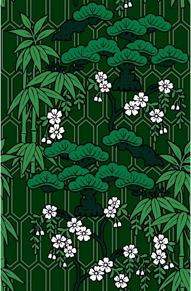 Japanese pattern background