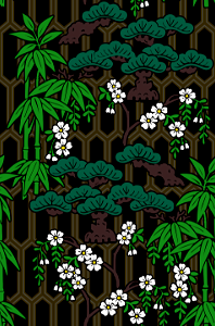 Japanese pattern background