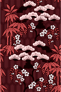 Japanese pattern background