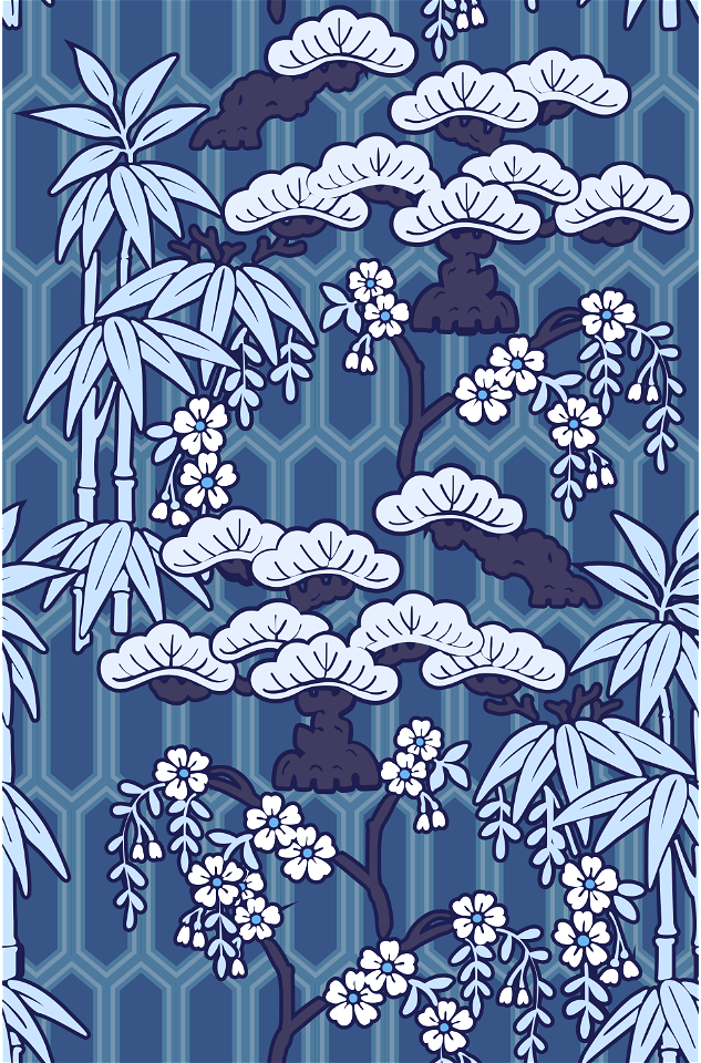 Japanese pattern background