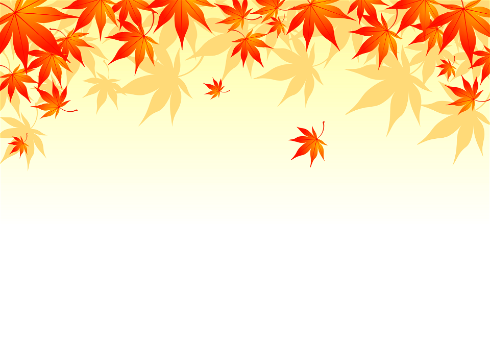Maple autumn leaves background