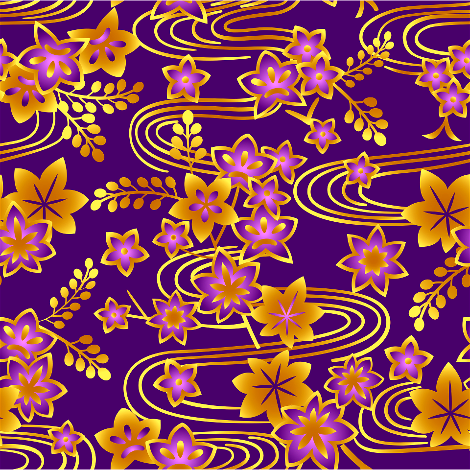 Maple leaves stream
