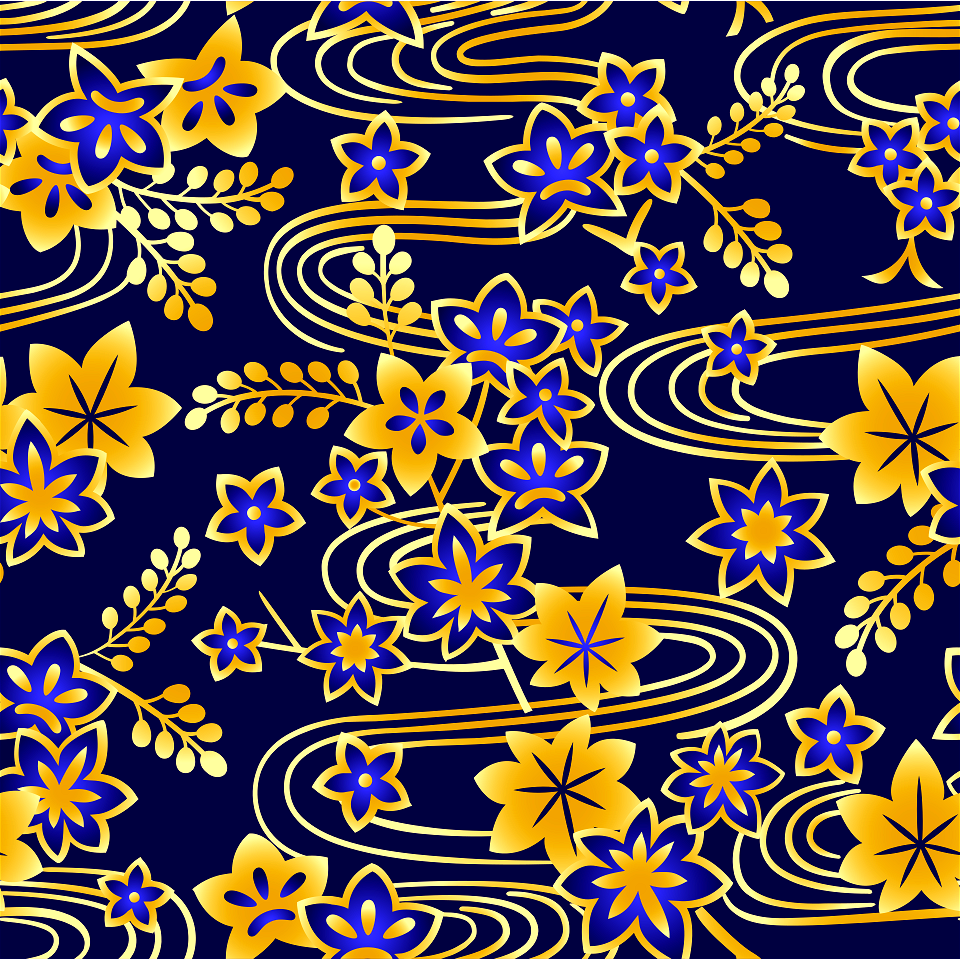 Maple leaves stream