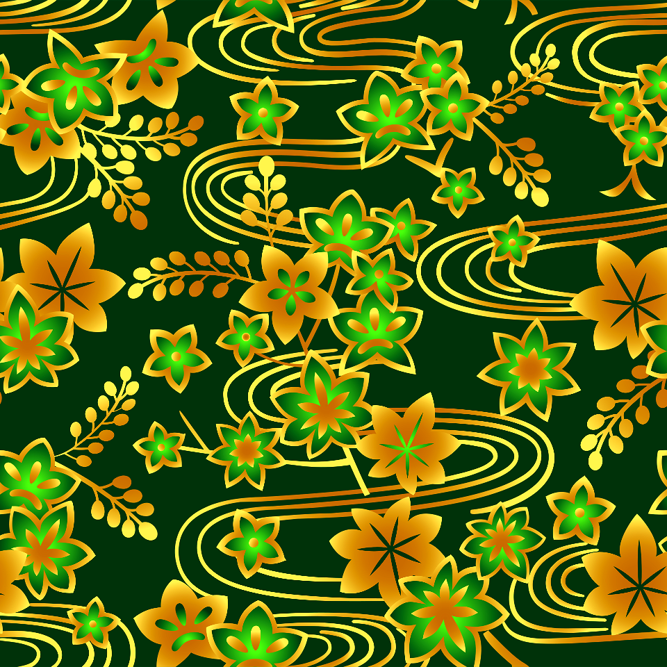 Maple leaves stream