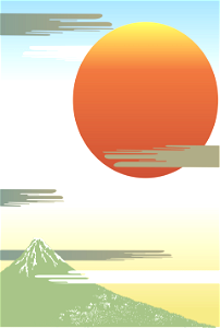 Mount fuji sunrise