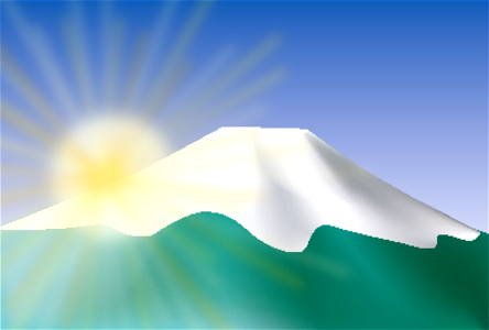 Mount fuji sunrise