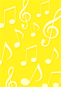 Musical notes background